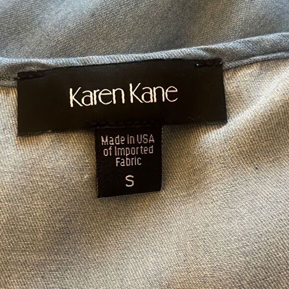 Karen Kane Tiered Chambray Maxi Dress Women’s Small - Picture 7 of 7